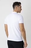Crozwise Waffle Polo Yaka Tişört 7150-08 Beyaz