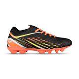 M.P Unisex Bağcıklı Siyah-turuncu Halı Saha Futbol Ayakkabısı 241-1353GR