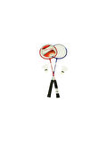 TRYON Badminton Raket Seti Mavi BS-100 - standart_mavi