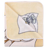 Kahve Ceylanlı Desenli Polar Battaniye 85*100 cm