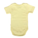 Unisex Sarı Kısa Kol Zıbın