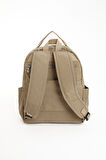 Çok Cepli Kadın Sırt Çantası Orta Boy Günlük HV3059 Koyu Bej