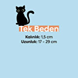 Kedi Boyun Tasması Kedi Tasması Desenli Kişiye Özel Isimli Kedi Tasması