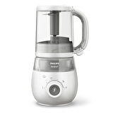 Philips Avent 4'ü 1 Arada Buharlı Pişirici, SCF883/01