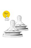 Philips Avent Natural Yavaş Akış 0 + Ay 2'li Biberon Emziği