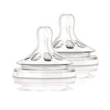 Philips Avent Natural Yavaş Akış 3 + Ay 2'li Biberon Emziği