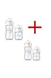 Cam Biberon Seti ( 2 Adet 120 Ml + 2 Adet 240 Ml )