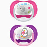 Philips Avent Ultra Air Animals Emzik 6-18 Ay Kız