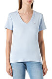 Strıpe Slim Fıt V-neck t-shirt