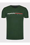ORGANIC COTTON CHEST SPLIT LOGO REGULAR FIT MEN T-SHIRT