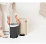 Brabantia Bej Rengi Pedallı Çöp Kutusu 5lt 