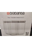 Brabantia Lıght Grey 3LÜ Plastik Kavanoz Seti 2X1,6L 1X3,5L (Elvin Home Concept