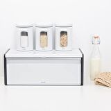 Brabantia Ekmek Saklama Kutusu Dikdörtgen Köşeli Beyaz 306006