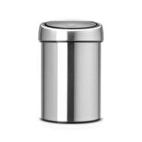 TANTİTONİ MATT STEEL DOK. DUVAR TİPİ ÇÖP KUTUSU 3L