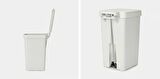 Brabantia Stepup Açık Gri Plastik Pedallı Çöp Kutusu 16 lt 