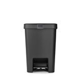 Brabantia Stepup Koyu Gri Plastik Pedallı Çöp Kutusu 25 lt  