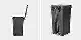Brabantia Stepup Dark Grey Plastik Pedallı Çöp Kutusu 16 lt 