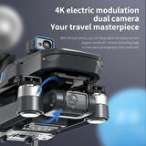 4K HD Kameralı Engellerden Kaçınma, Takip Sensörlü 5G Wifi Kumandalı FPV Pro Drone