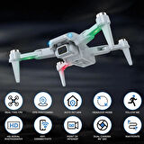 RC Quadcopter Katlanabilir Otomatik Dönüş Geri Takip Özellikli 4K Video Wifi Kamera FPV Drone