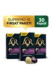 L'OR - Supremo - Intensity 10 - Nespresso Uyumlu Kapsül Kahve Fırsat Paketi 10 x 3 Paket (30 Adet)