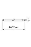 Philips Master TL5 HO 39W/840 T5 Floresan Ampul Günışığı 4000K 86,32 cm