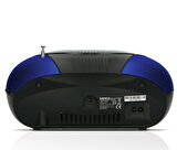 LENCO SCD-37 USB Mavi - Taşınabilir FM Radyo CD'si ve USB oynatıcı - Mavi