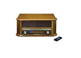 Lenco TCD-2550 Retro USBli Radyolu CD Kasetli Pikap Plak Çalar