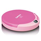 Lenco Taşınabilir CD Çalar Discman Şarj Özellikli Pembe CD-011 PK
