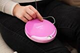 Lenco Taşınabilir CD Çalar Discman Şarj Özellikli Pembe CD-011 PK