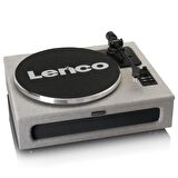Lenco LS-440GY Gri Kumaş Dahili Hoparlörlü Bluetooth Pikap