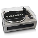 Lenco LS-440GY Gri Kumaş Dahili Hoparlörlü Bluetooth Pikap