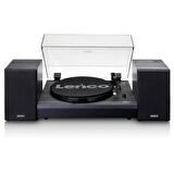 LENCO LS-301BK BLUETOOTHLU HOPARLÖRLÜ PLAK ÇALAR PİKAP SİYAH
