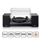 LENCO LS-301BK BLUETOOTHLU HOPARLÖRLÜ PLAK ÇALAR PİKAP SİYAH