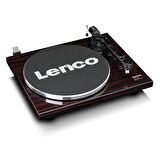 Lenco LBT-288 WA Pikap Plak Çalar Bluetoothlu Retro Koyu Kahve Ceviz Pikap Plak Çalar