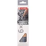 Talens Art Creation Graphite Pencils Dereceli Karakalem Eskiz Çizim Seti 6'lı