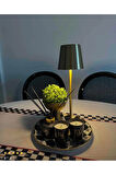 CT-8437  İstanbul Masa Lambası Gold Renk