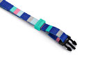 Beeztees Köpek Boyun Tasması, Renkli Kaıln Çizgiler, 20-30cm, 10mm