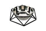 Beeztees Köpek Mama Su Kabı, Paslanmaz Çelik, 21,5cm, 700ml