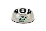 Beeztees Köpek Mama Su Kabı, Paslanmaz Çelik, Gri, 14cm, 160ml