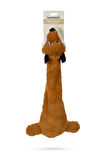 Beeztees Köpek Oyuncağı, İki Sesli, Tilki, Peluş, Kahverengi, 50cm