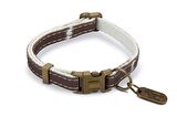 Karlie Kahverengi Lotte Kedi Boyun Tasması 10 mm x 30 Cm