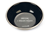 Beeztees Kedi Mama Su Kabı, Paslanmaz Çelik, Siyah, 13cm, 350ml