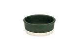 Beeztees DBL Köpek Mama Su Kabı, Seramik, Mat Yeşil, 13cm, 160ml
