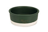 Beeztees DBL Köpek Mama Su Kabı, Seramik, Mat Yeşil, 20cm, 700ml