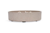 Beeztees DBL Köpek Yavaş Besleme Mama Kabı, Bambu, Bej, 17cm, 800ml