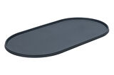 Beeztees DBL Mama Su Kabı Servisi, Silikon, Kaymaz, Antrasit, 55x30x1,7cm