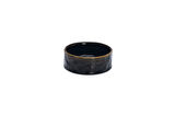 Beeztees DBL Köpek Mama Su Kabı, Seramik, Siyah, 13,5cm, 500ml