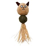 EASTLAND CATNİPLİ PELUŞ AYICIK KEDİ OYUNCAK 27 CM