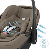 Maxi-Cosi Pebble SlideTech Tam Yatabilen 0-13 Kg Ana Kucağı ve Oto Koltuğu Twillic Truffle