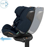 Maxi-Cosi Emerald 360 Pro I-Size Dünyanın İlk Kızaklı, Araç Dışına Çıkabilen İsofix'li 360 Dönebilir Yatabilir 0-36 kg Bebek Oto Koltuğu Authentic Blue